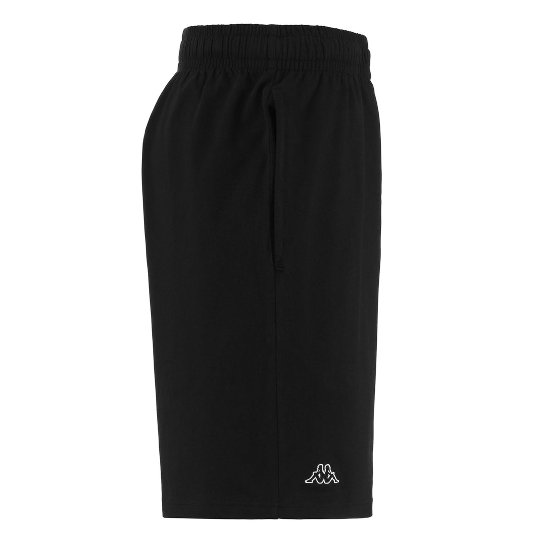 Pantaloncini in Cotone Stile Sportivo Uomo Neri main