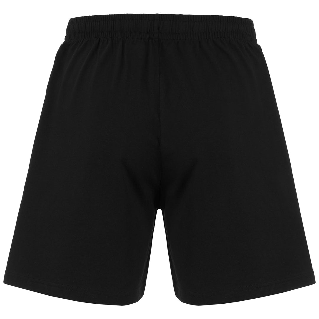 Short de sport noir pour homme, coupe classique, en jersey. main