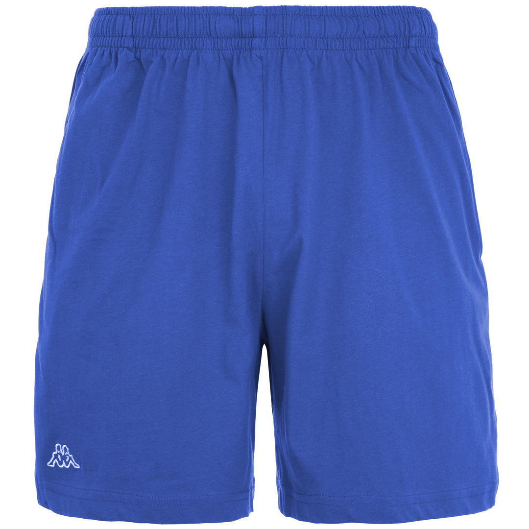 Short de sport bleu pour homme, coupe classique, en coton 01