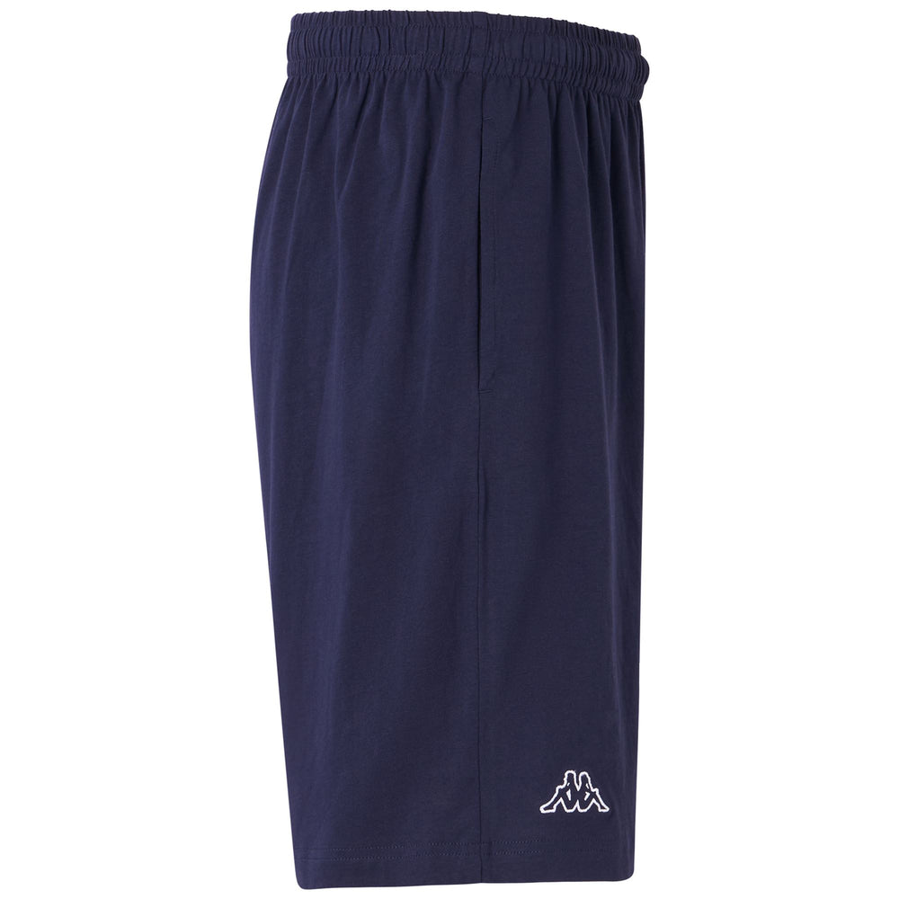 Bermuda de sport bleu pour homme, coupe classique, en jersey. 02