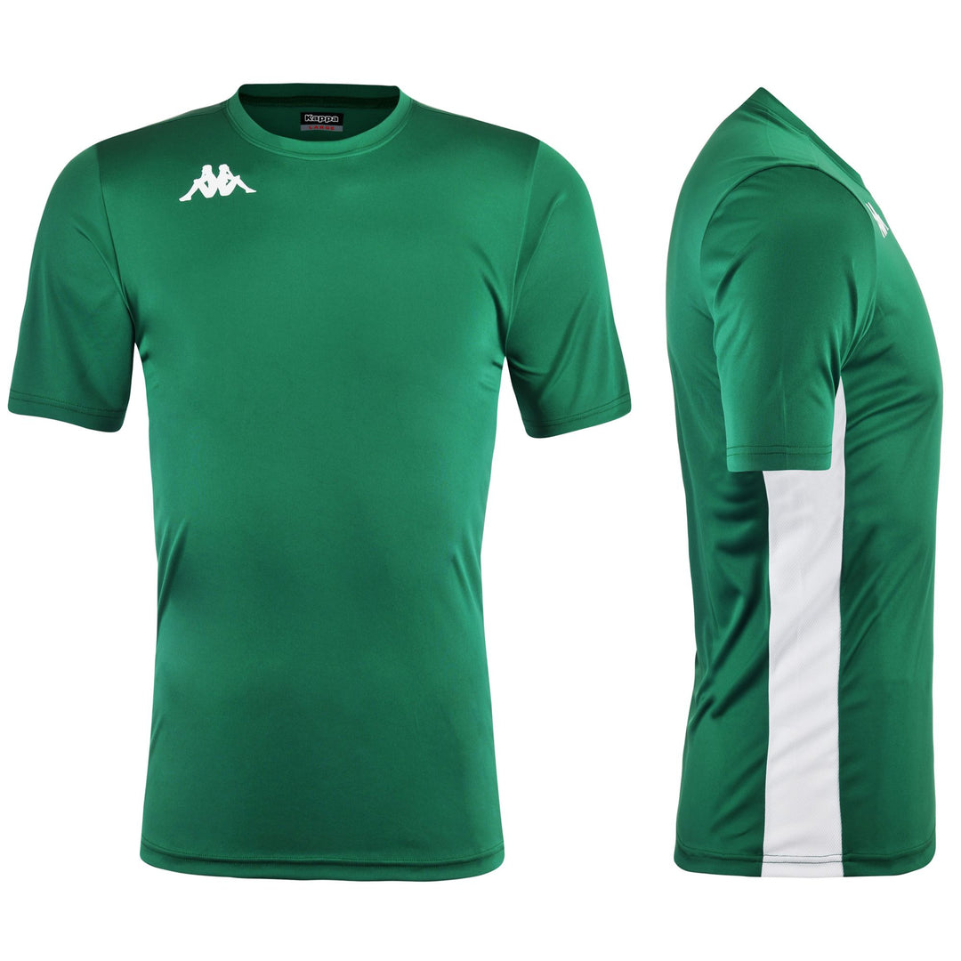 Oasis green Men's Active Training Shirt with Short Sleeves 01