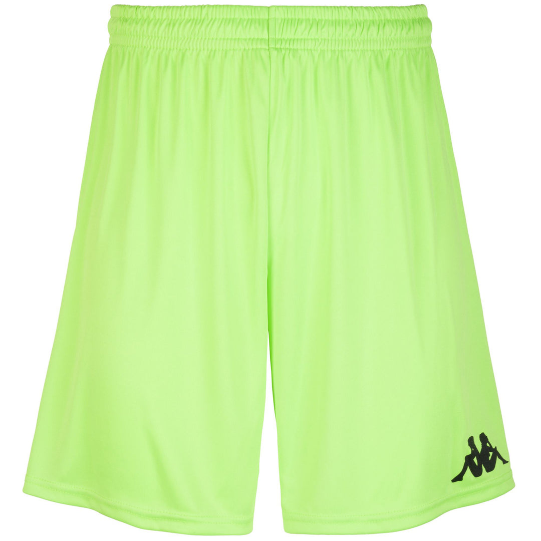 Fluo Green Men's Football Shorts. 01