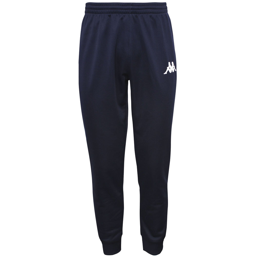 Blue Men's Regular Fit Sports Trousers in Brushed Interlock Fabric 01
