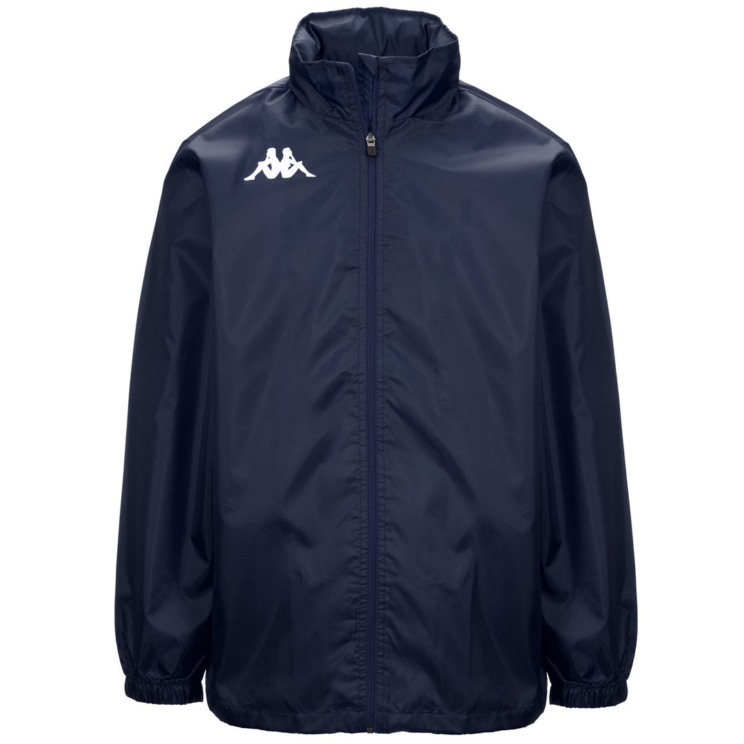 Marine Blue Men's Football Rain Jacket. 01