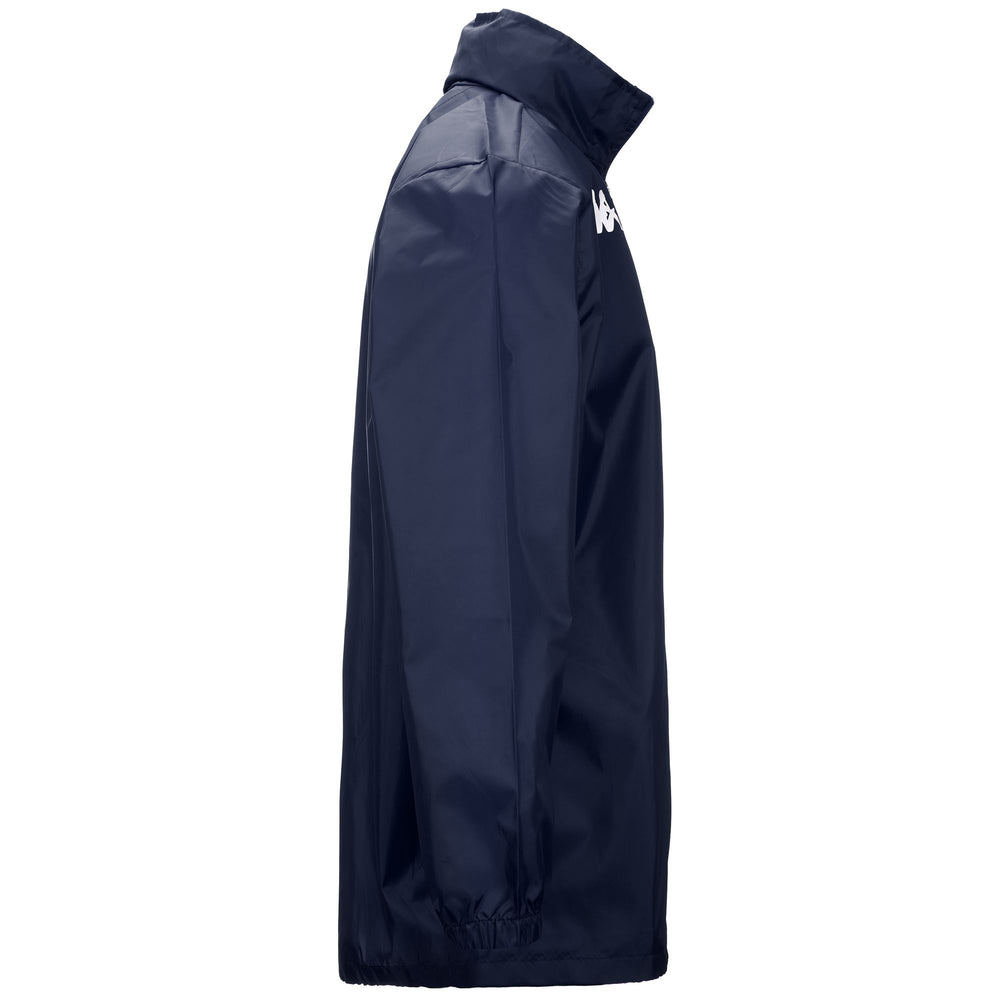 Marine Blue Men's Football Rain Jacket. 02