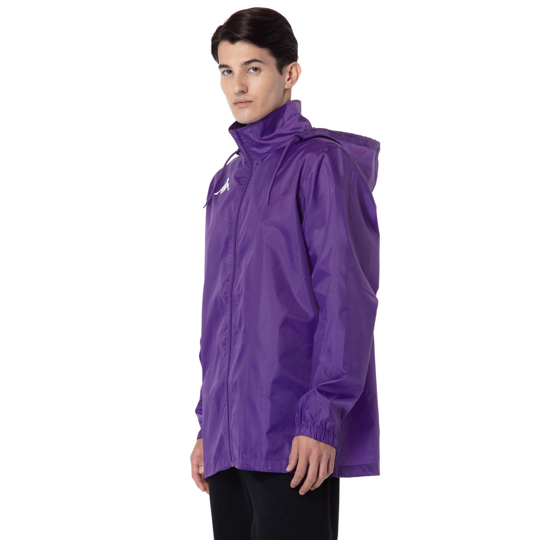 Violet Men's Football Training Jacket with Hood main