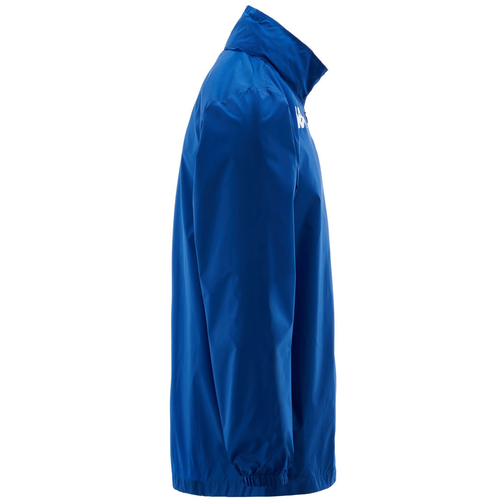 Chaqueta de fútbol de entrenamiento azul real para hombre con capucha 02