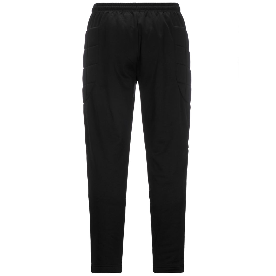 Black Men's Slim Fit Goalkeeper Pants in Heavy Knitted Fabric main