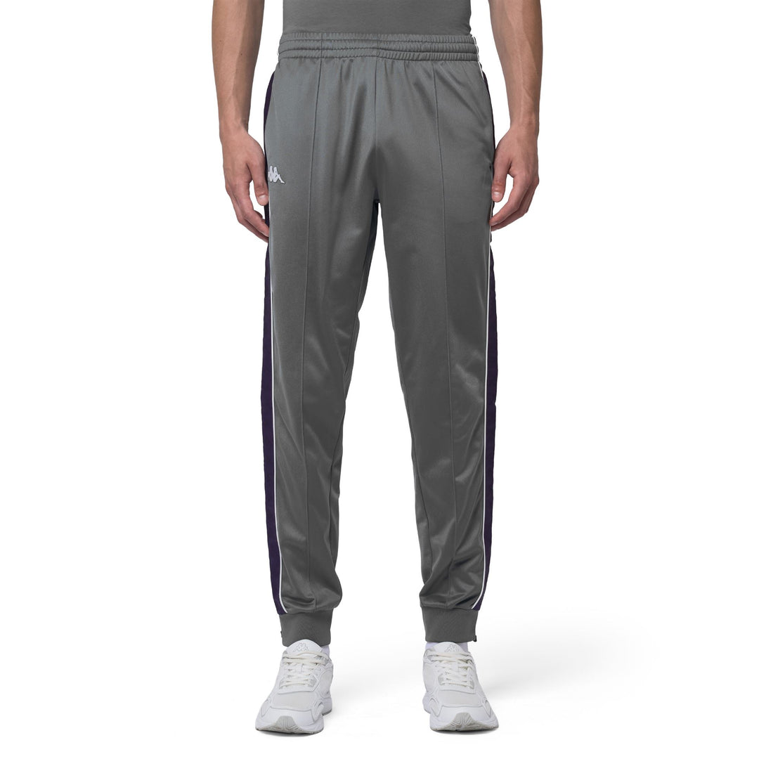Grey Men's Slim Fit Sportswear Pants in Brushed Tricot main