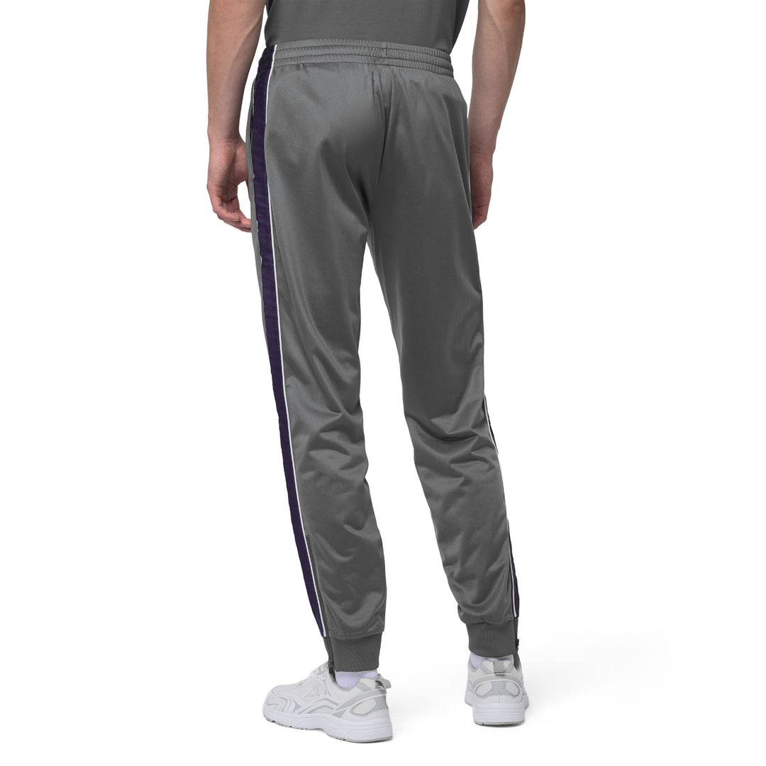 Grey Men's Slim Fit Sportswear Pants in Brushed Tricot main