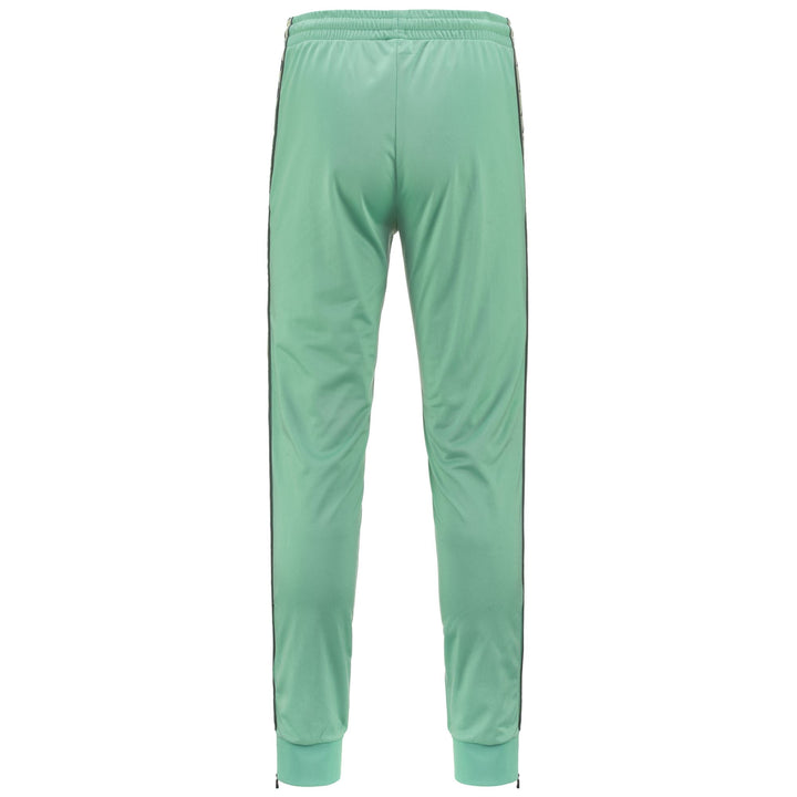 Pants Man 222 BANDA   RASTORIA SLIM Sport Trousers GREEN SAGE-BEIGE-GREY Dressed Side (jpg Rgb)		