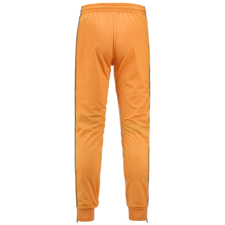 Pants Man 222 BANDA   RASTORIA SLIM Sport Trousers ORANGE-BEIGE-GREY Dressed Side (jpg Rgb)		