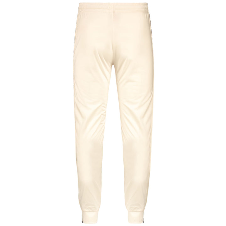 Pants Man 222 BANDA   RASTORIA SLIM Sport Trousers WHITE CREAM - WHITE Dressed Side (jpg Rgb)		