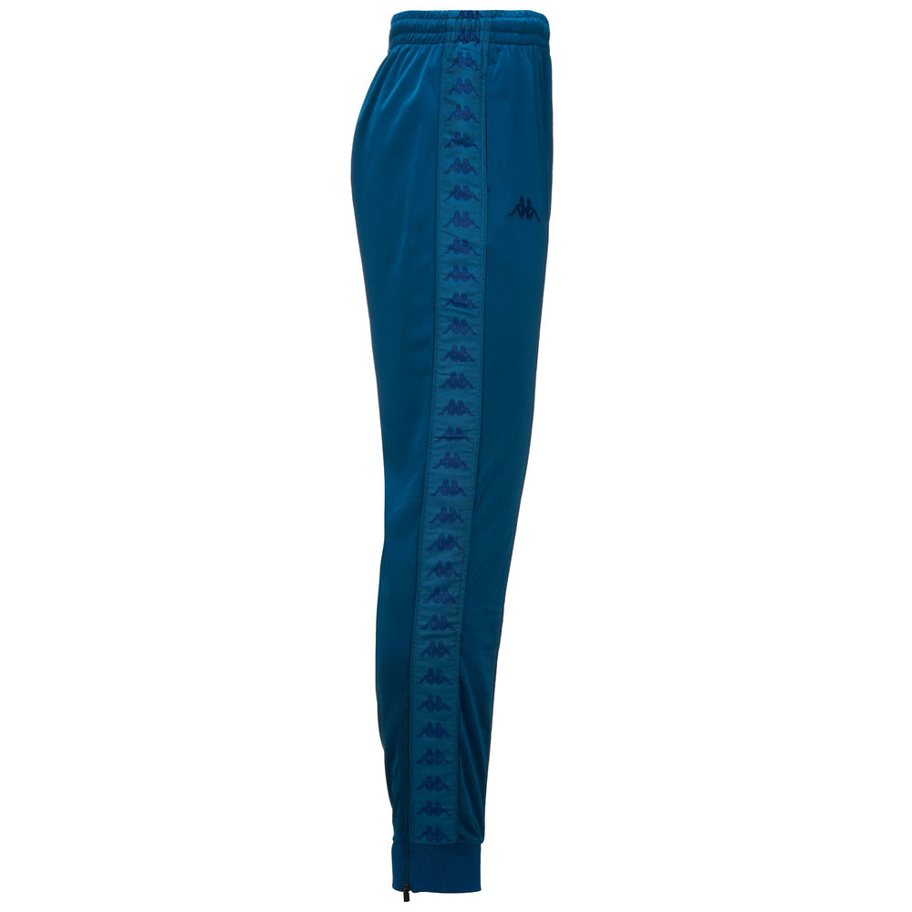 Pants Man 222 BANDA   RASTORIA SLIM Sport Trousers BLUE LAGOON-BLUE DEEP SEA Dressed Front (jpg Rgb)	