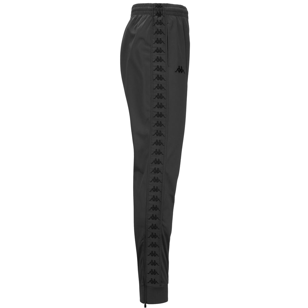 Pants Man 222 BANDA   RASTORIA SLIM Sport Trousers GREY COAL-BLACK Dressed Front (jpg Rgb)	