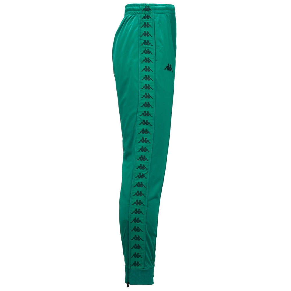 Pants Man 222 BANDA   RASTORIA SLIM Sport Trousers GREEN GRASS-GREEN DK Dressed Front (jpg Rgb)	