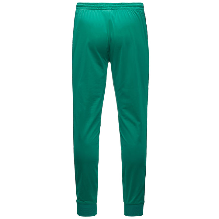 Pants Man 222 BANDA   RASTORIA SLIM Sport Trousers GREEN GRASS-GREEN DK Dressed Side (jpg Rgb)		