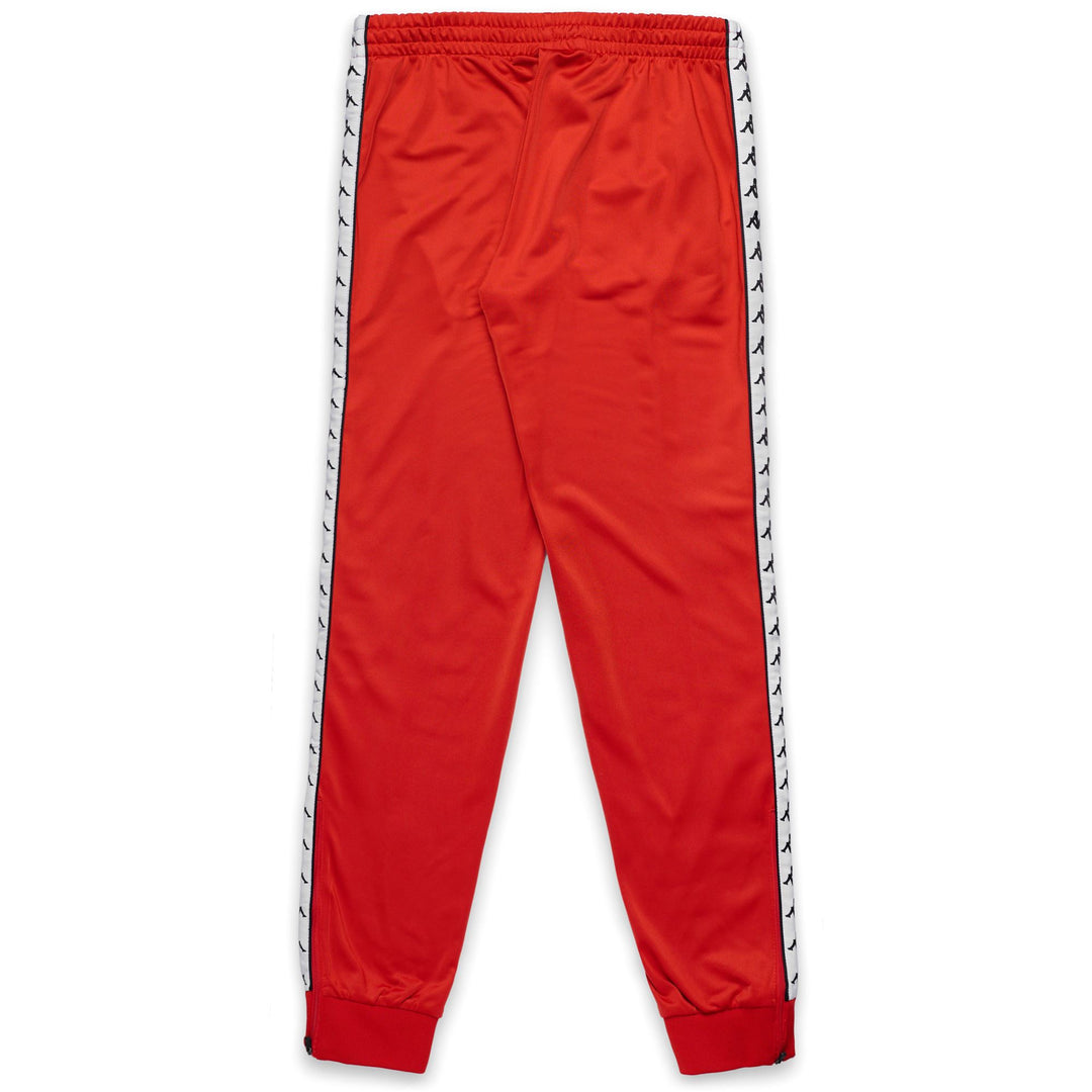 Red Men's Slim Fit Sport Trousers with Zipped Bottom and Pockets main