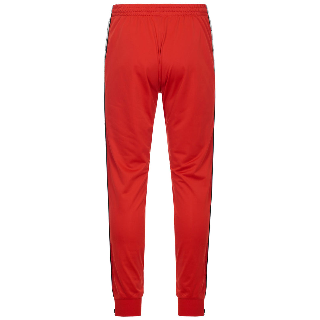 Red Men's Slim Fit Sport Trousers with Zipped Bottom and Pockets main