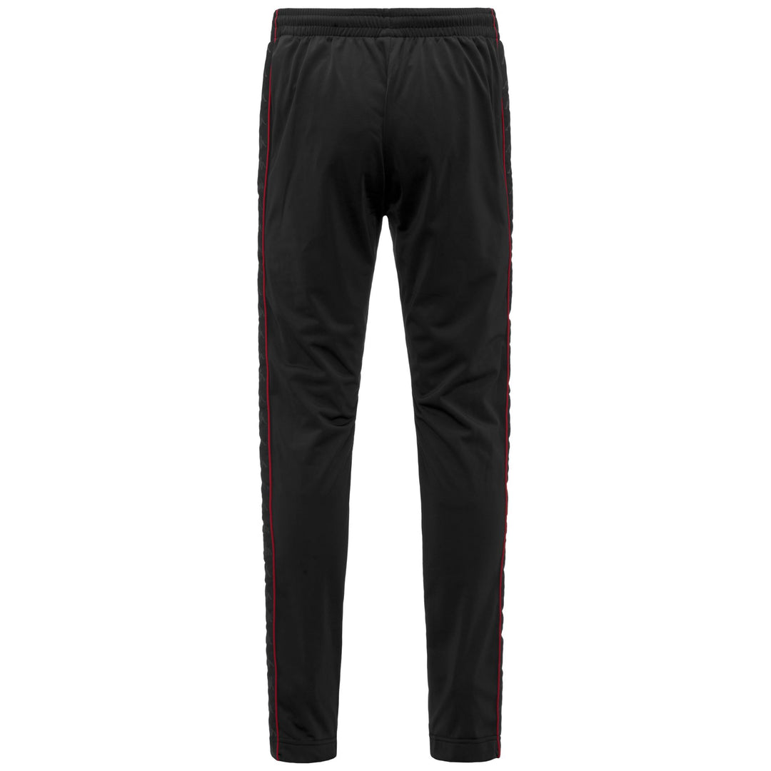 Black and Red Men's Slim Fit Sport Trousers main