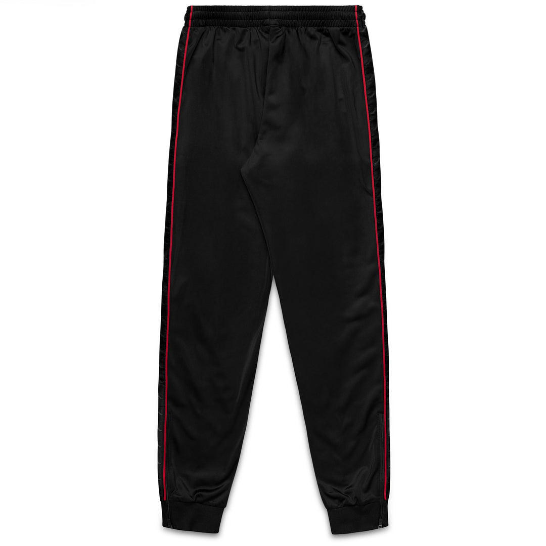 Black and Red Men's Slim Fit Sport Trousers main