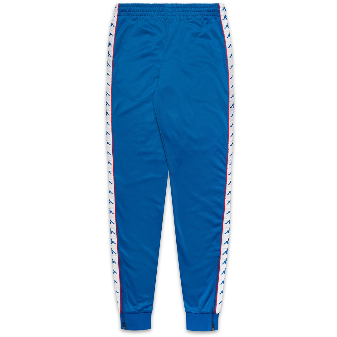 Blue Men's Slim Fit Sportswear Trousers in Brushed Tricot main
