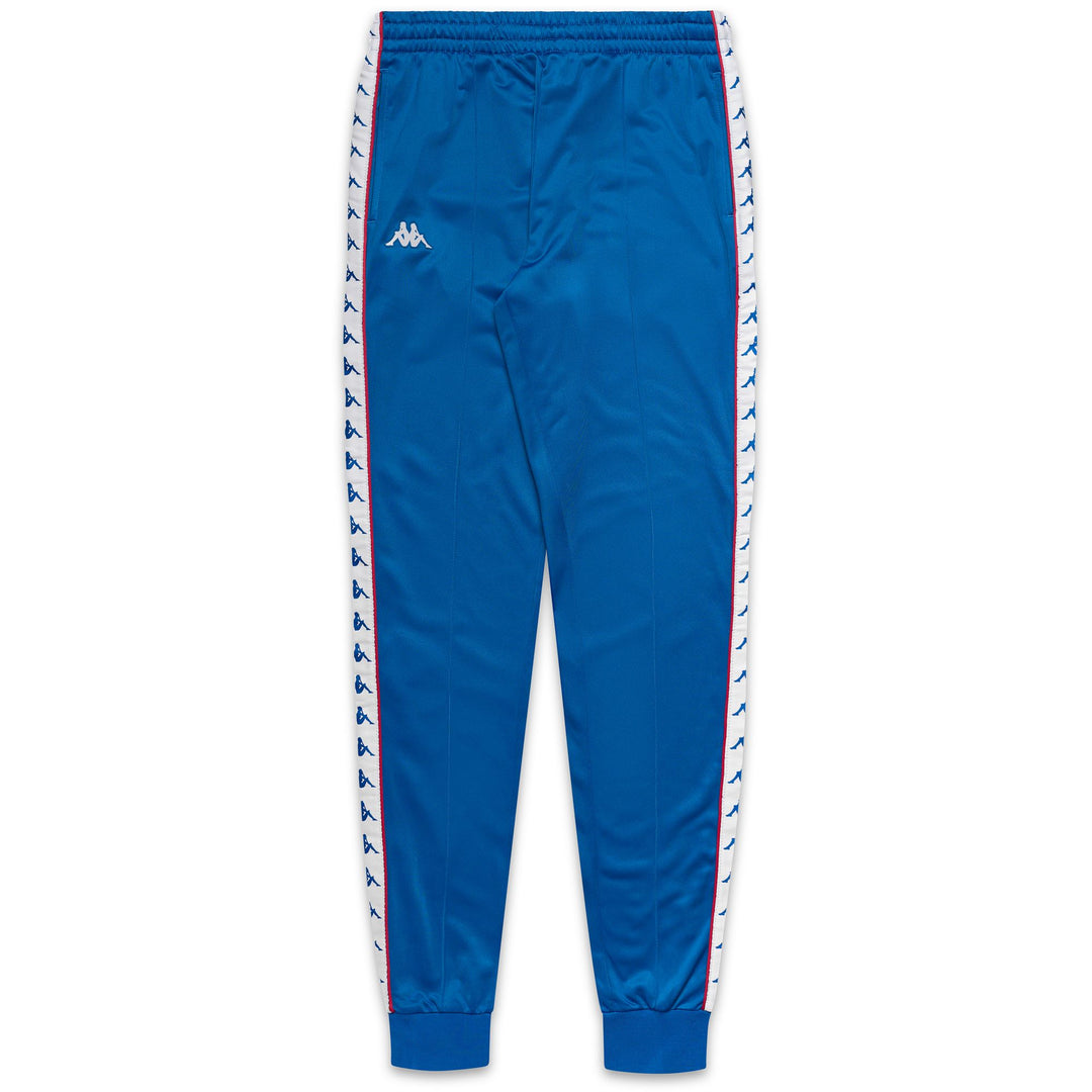 Blue Men's Slim Fit Sportswear Trousers in Brushed Tricot 01