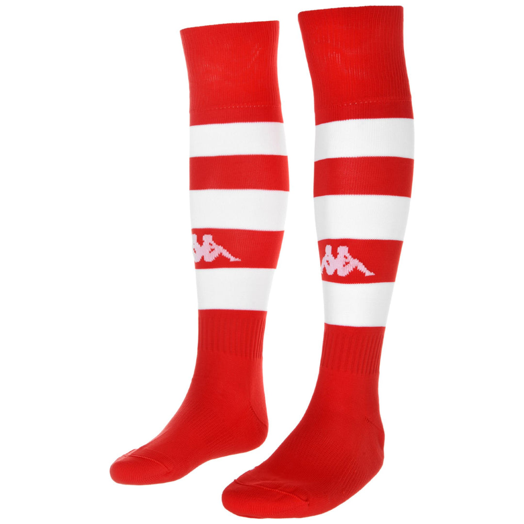 Red crimson Men's Knee High Football Socks 3 Pack main