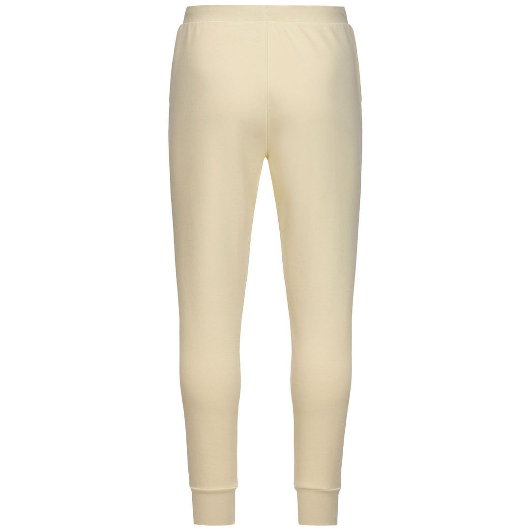 White Men's Fleece Sport Trousers with Pockets main