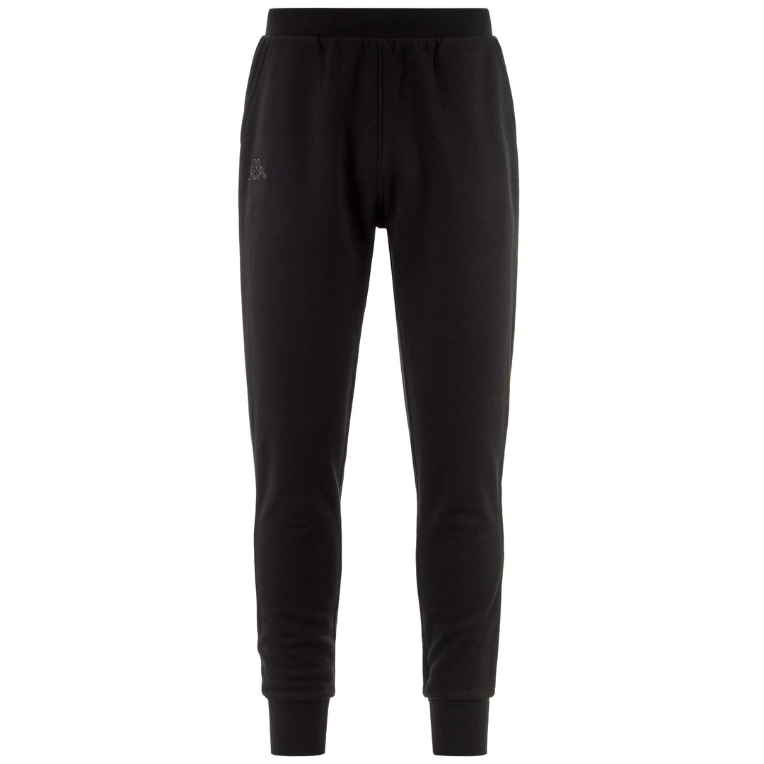 Pantalones deportivos de algodón negros para hombre 01