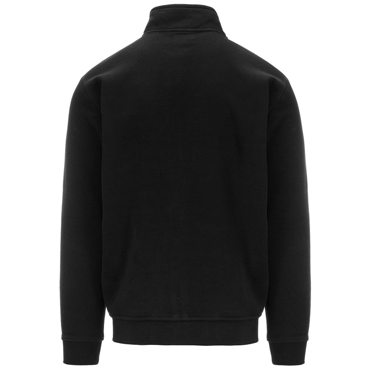 Fleece Man LOGO  KORPO ZENTIL Jacket BLACK Dressed Side (jpg Rgb)		