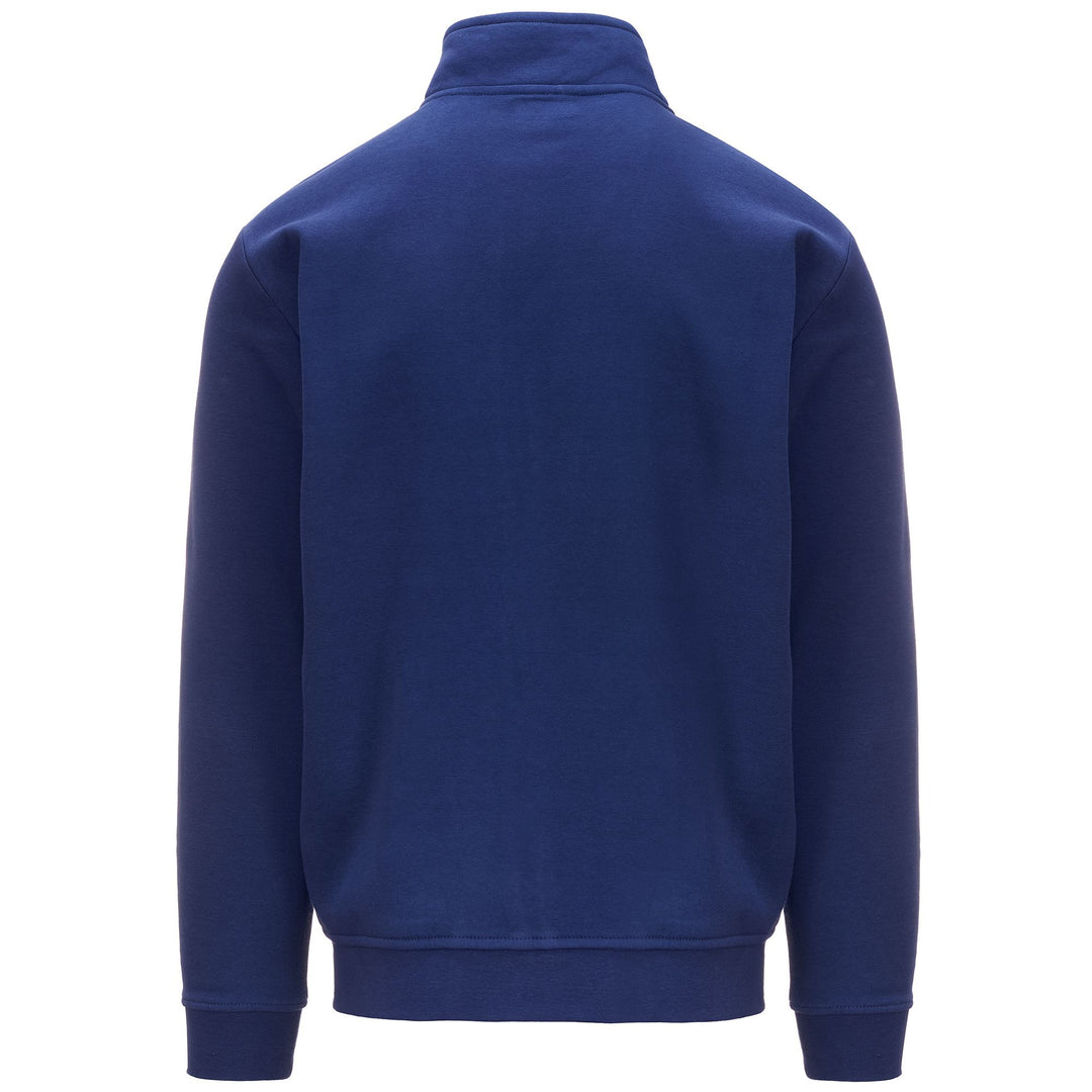 Fleece Man LOGO  KORPO ZENTIL Jacket BLUE TWILIGHT Dressed Side (jpg Rgb)		