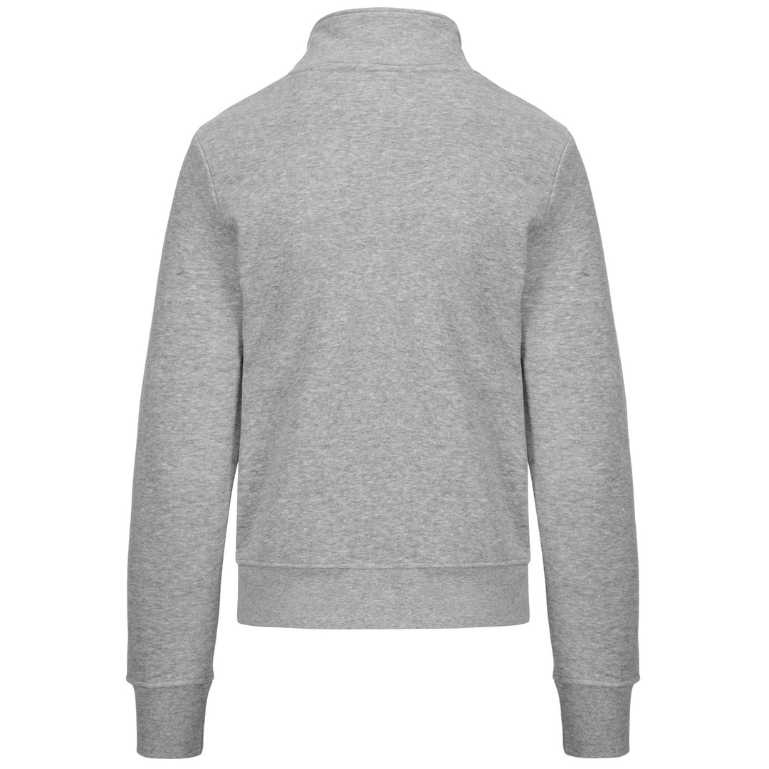 Giacca in Pile Sportiva Stile Donna Grigio Medio main