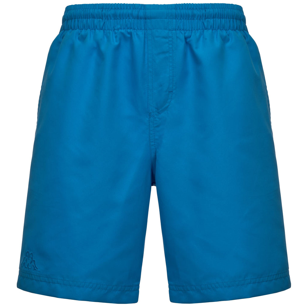 Blue Men's Regular Fit Swimming Trunks in Woven Microfiber | Kappa