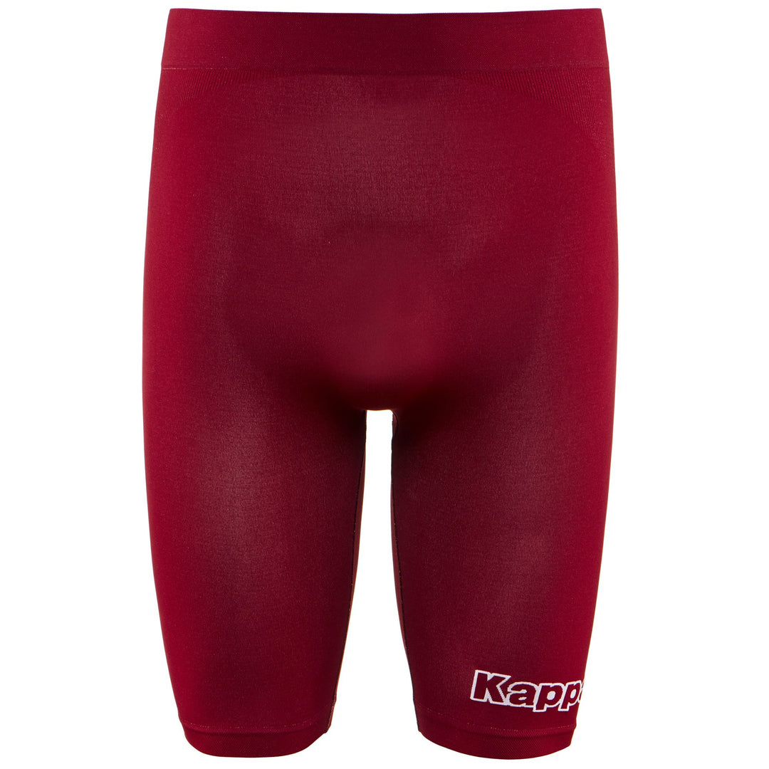 Red unisex long seamless breathable underwear shorts 01