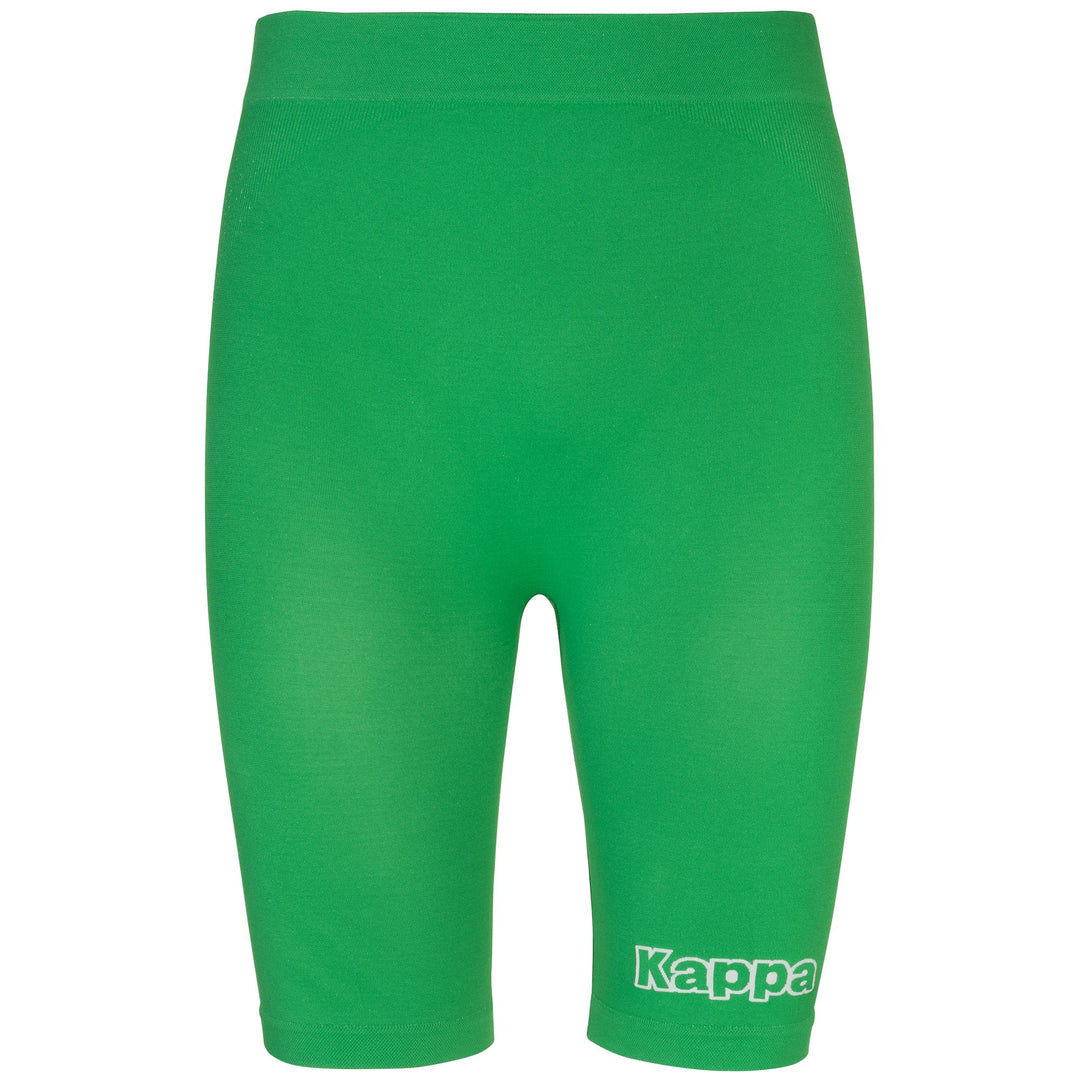 Calzoncillos largos unisex verdes, funcionales y sin costuras 01