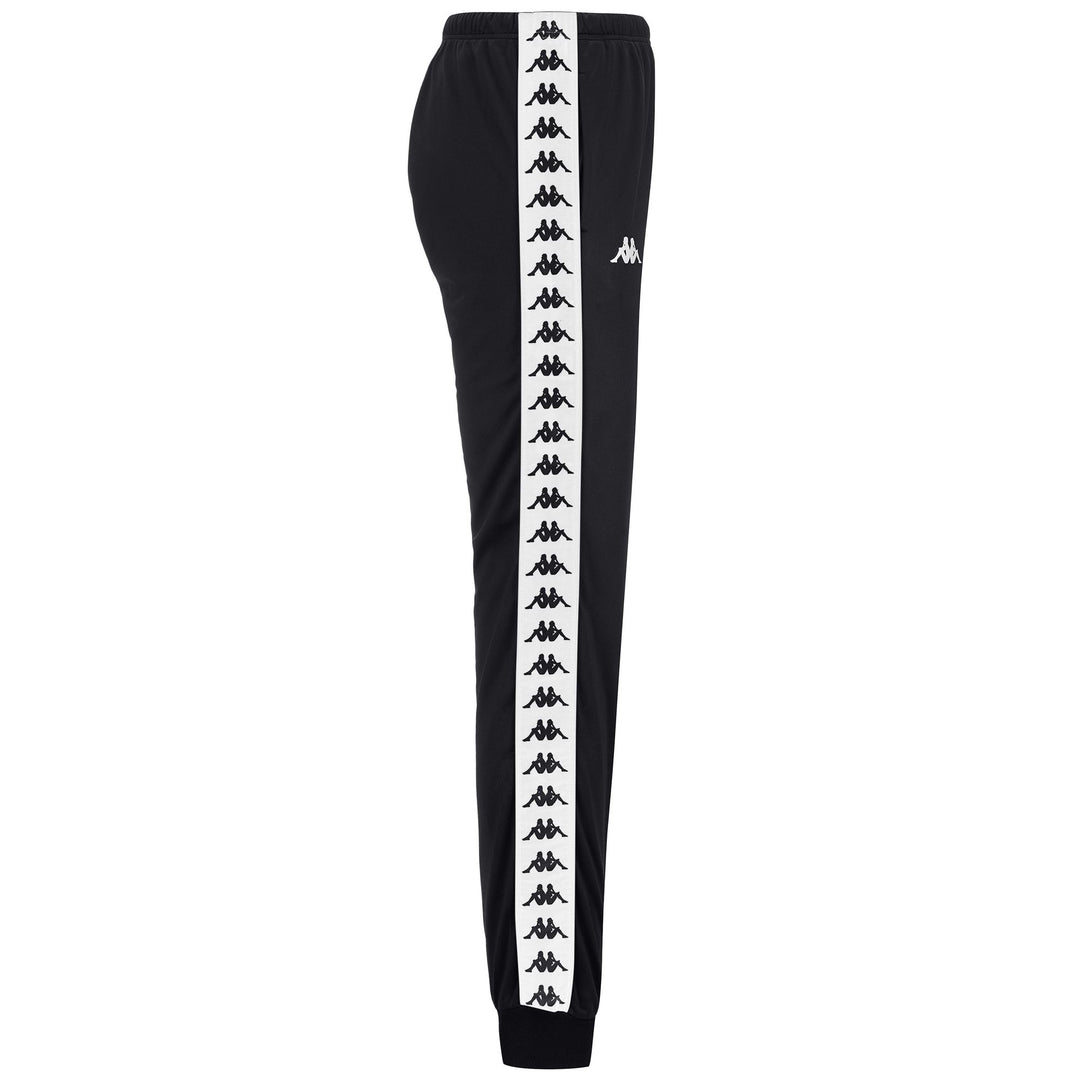 Pantalon de sport slim fit noir pour femme en tricot brossé main
