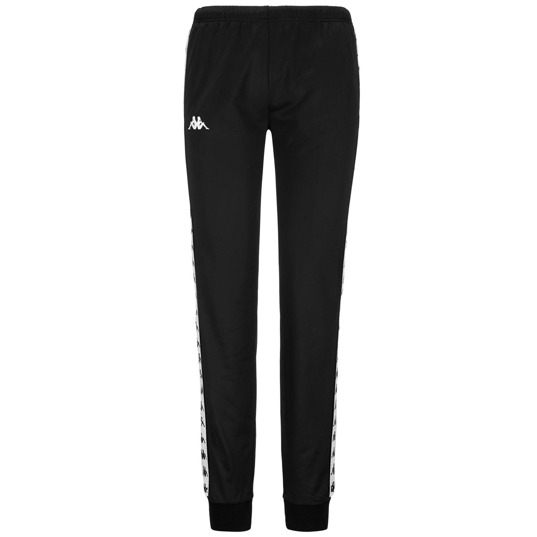 Black Women's Slim Fit Sportswear Pants in Brushed Tricot 01