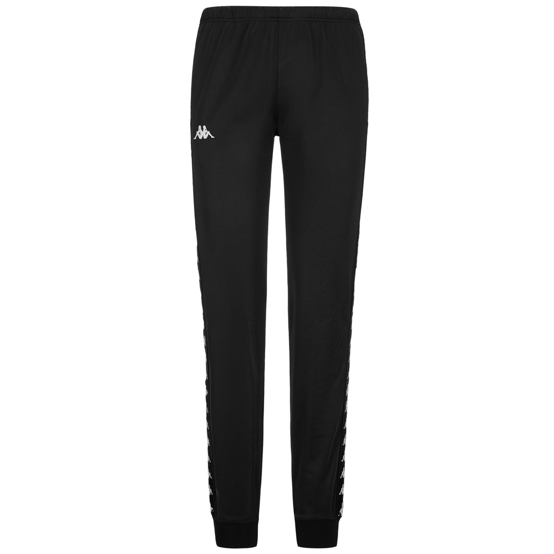 Pantalon de sport slim fit noir pour femme en tricot brossé 01