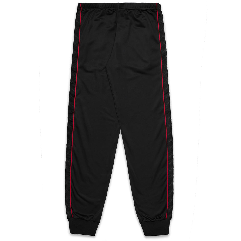Black red Women's Slim Fit Sport Trousers with Pockets 02