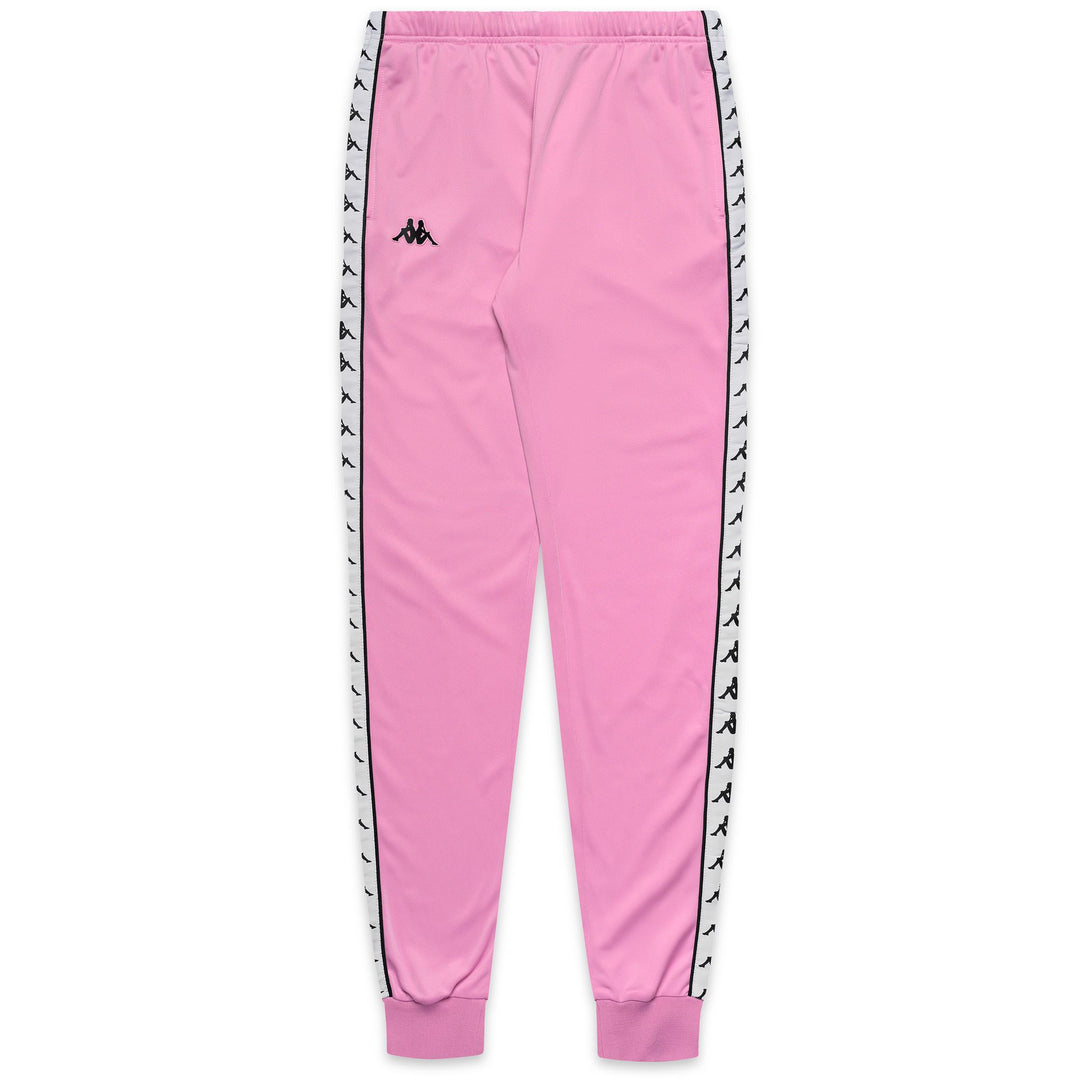 Pantaloni sportivi slim fit con elastico in vita da donna viola 01
