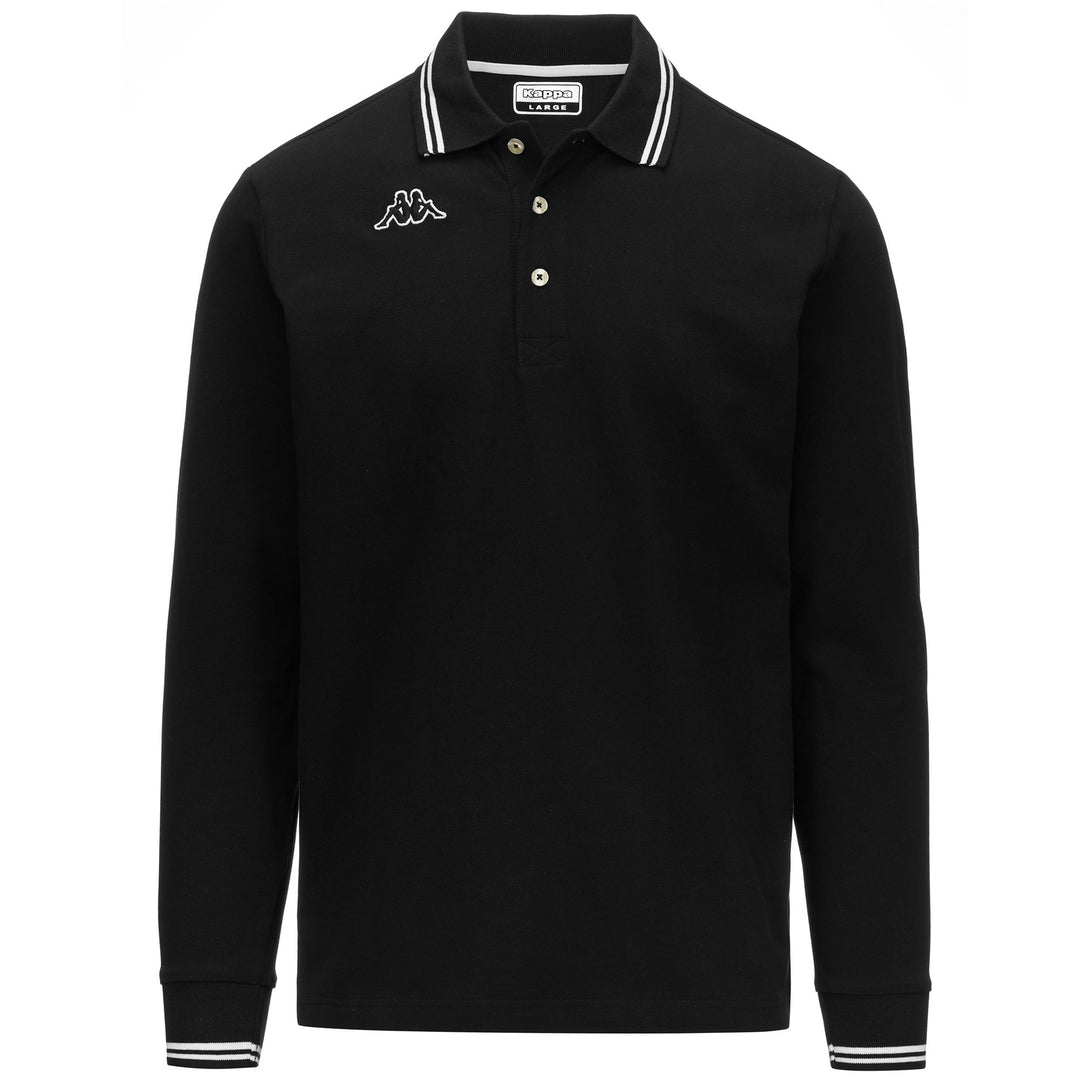Polo Shirts Man LOGO  MALTAX 5 MLS Polo BLACK Photo (jpg Rgb)			