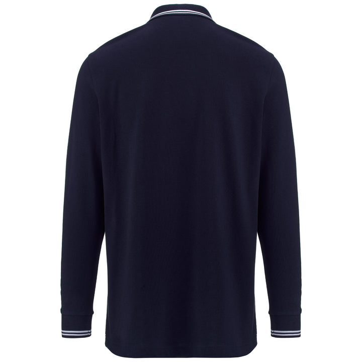 Polo Shirts Man LOGO  MALTAX 5 MLS Polo BLUE MARINE Dressed Side (jpg Rgb)		