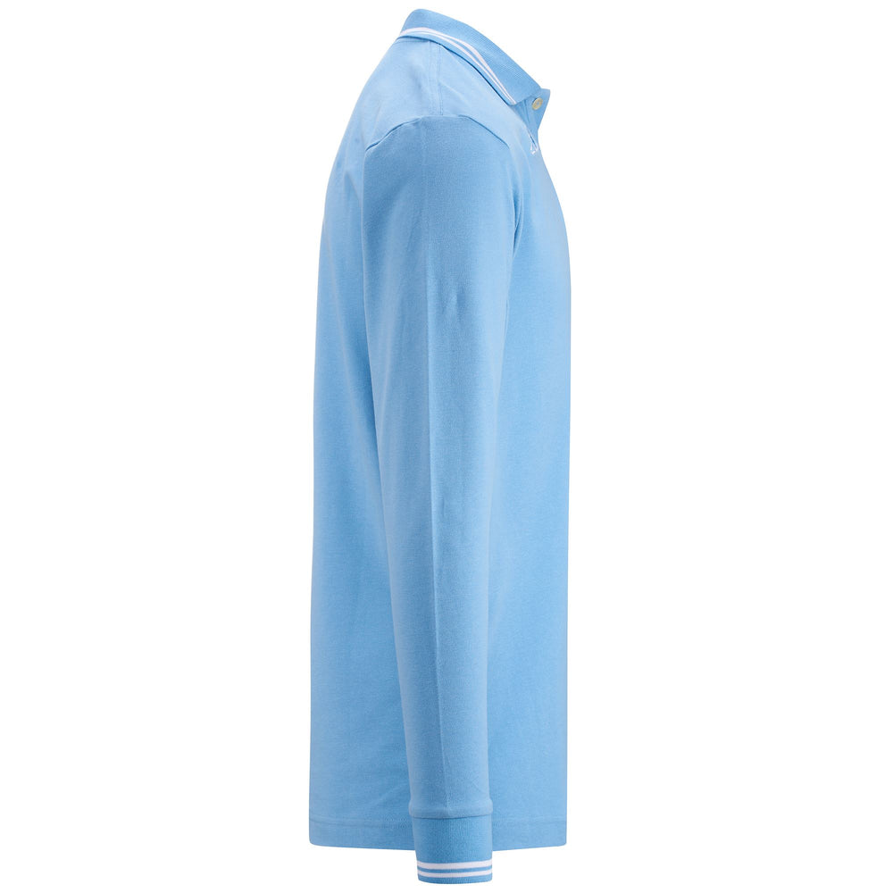 Polo Shirts Man LOGO  MALTAX 5 MLS Polo BLUE DUSK Dressed Front (jpg Rgb)	