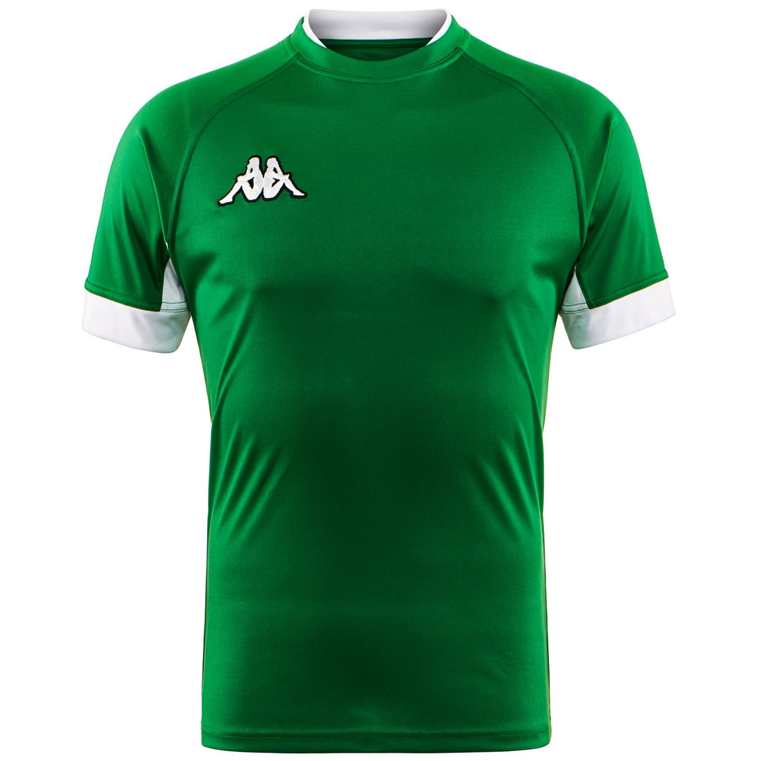 Oasis green Men's Rugby Game Shirt with Short Sleeves 01
