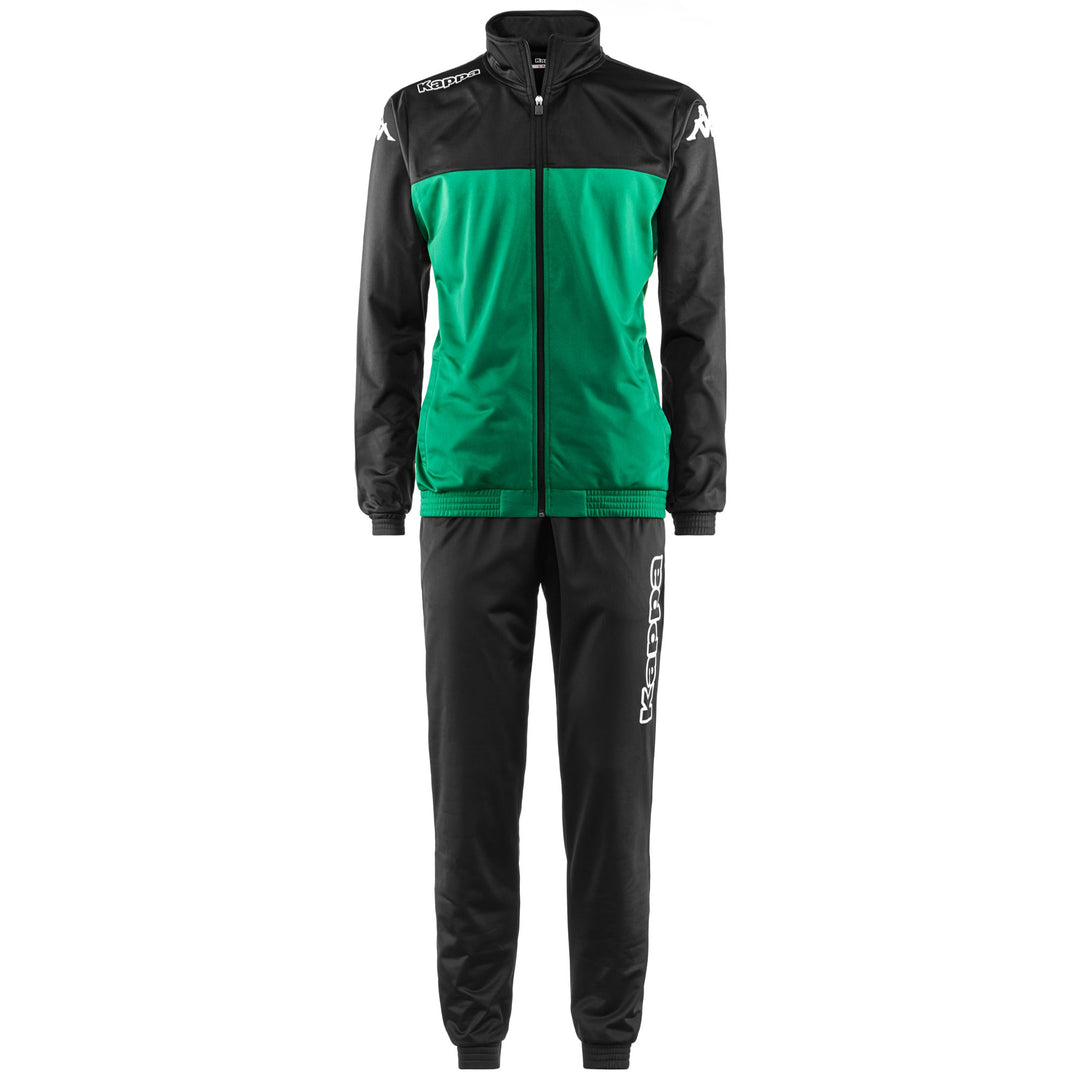 Black Men's Football Tracksuit in Polyester. 01