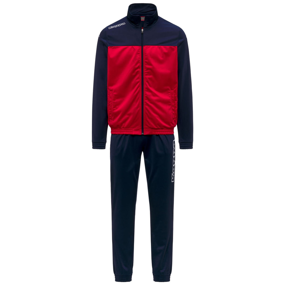 Red Men's Regular Fit Soccer Tracksuit in Tricot Fabric 01