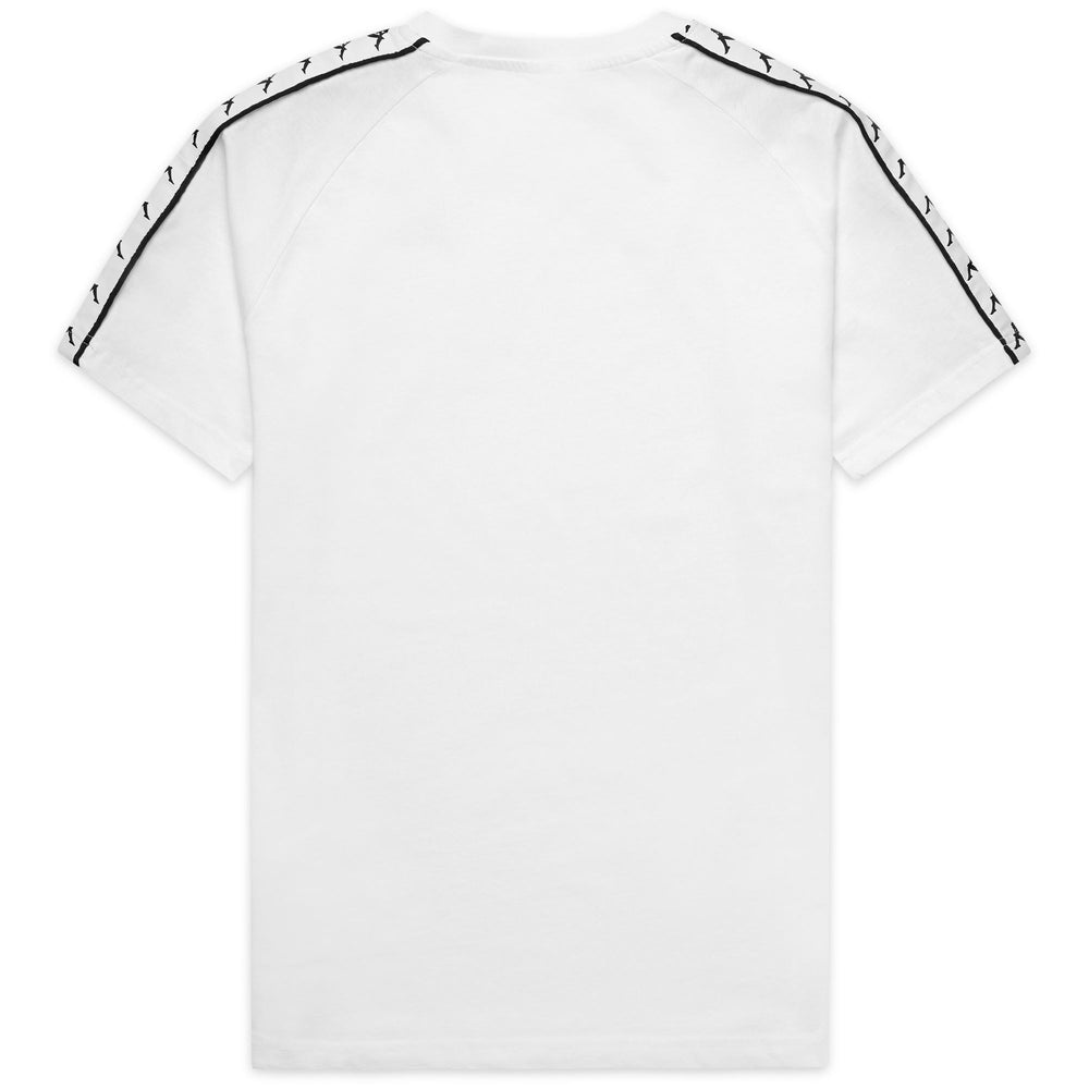 T-shirt de sport blanc pour homme, coupe ajustée, en coton 02