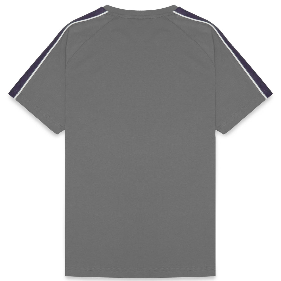 Grey Men's Slim Fit Sportswear T-Shirt with Jacquard Logo Tape main