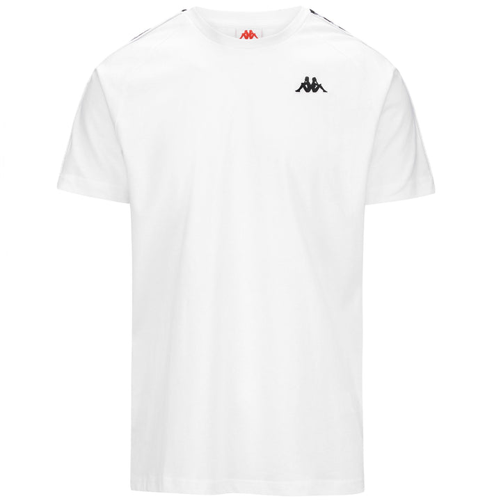 T-ShirtsTop Man 222 BANDA   COEN SLIM T-Shirt WHITE-BLACK Photo (jpg Rgb)			